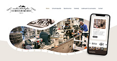 Schoenmakerij Losser heeft een nieuwe website laten bouwen door webdesignbedrijf en Designstudio Twente 
