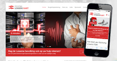 Desktop, tablet en mobiele website voor Stichting Lossers Hart